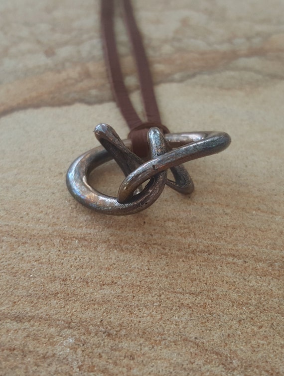 3d Music Necklace - "Orbital" - Original Bronze Pendant - Fifth Octave Harmony - Techniflow Soundstill Series
