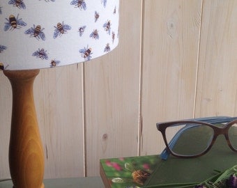 Manchester Buzzy Bees ***SALE*** Fabric covered lamp shade