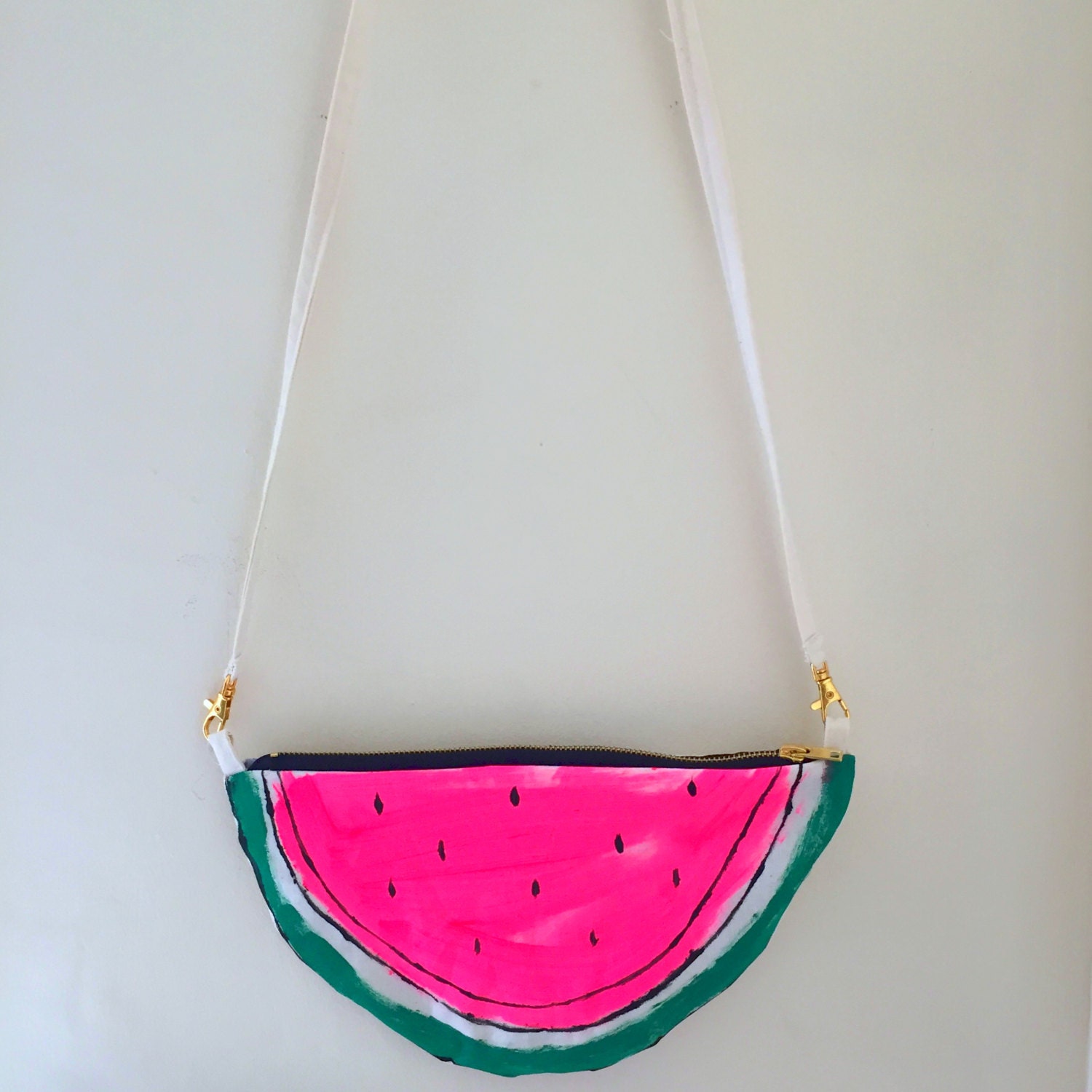 Watermelon Handbag by PupTartHandmade on Etsy