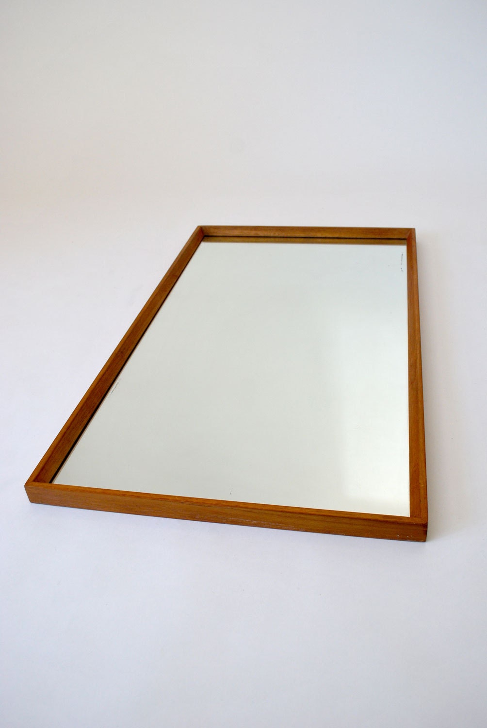 Mid Century Danish Modern Teak Mirror Haute Juice