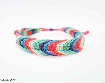 Little mermaid bracelet, Ariel bracelet, Disney film bracelet, little mermaid jewelry, friendship bracelet, macrame bracelet, beach bracelet