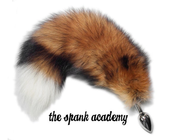 Tail Butt Plug 15 REAL Red Fox Tail Plug By TheSpankAcademy