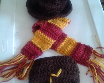 Harry Potter baby costume. Harry Potter baby. Harry potter. Newborn photo prop, Harry potter cosplay