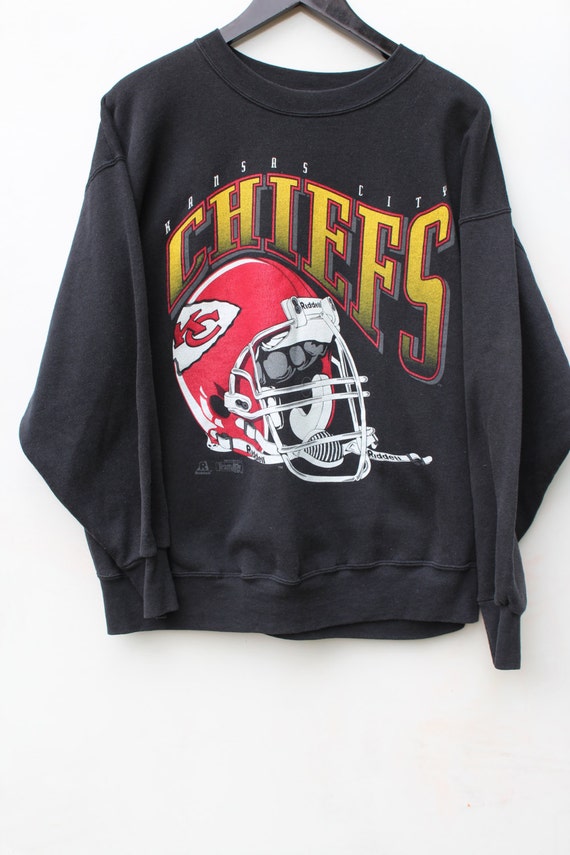 black kansas city chiefs sweatshirt