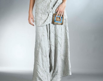 Hey Girl Linen Pants Natural main image 1