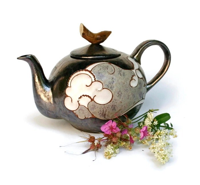 Teapot Art Pottery Pottery Teapot Modern Teapot by MMceramicdesign