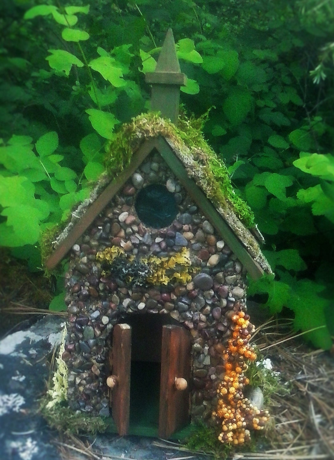 STONE FAIRY HOUSE for Fairy Gardens Fairy House Miniature