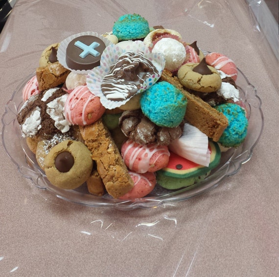 Large Italian Cookie Tray Christmas Cookies Baptism Bridal