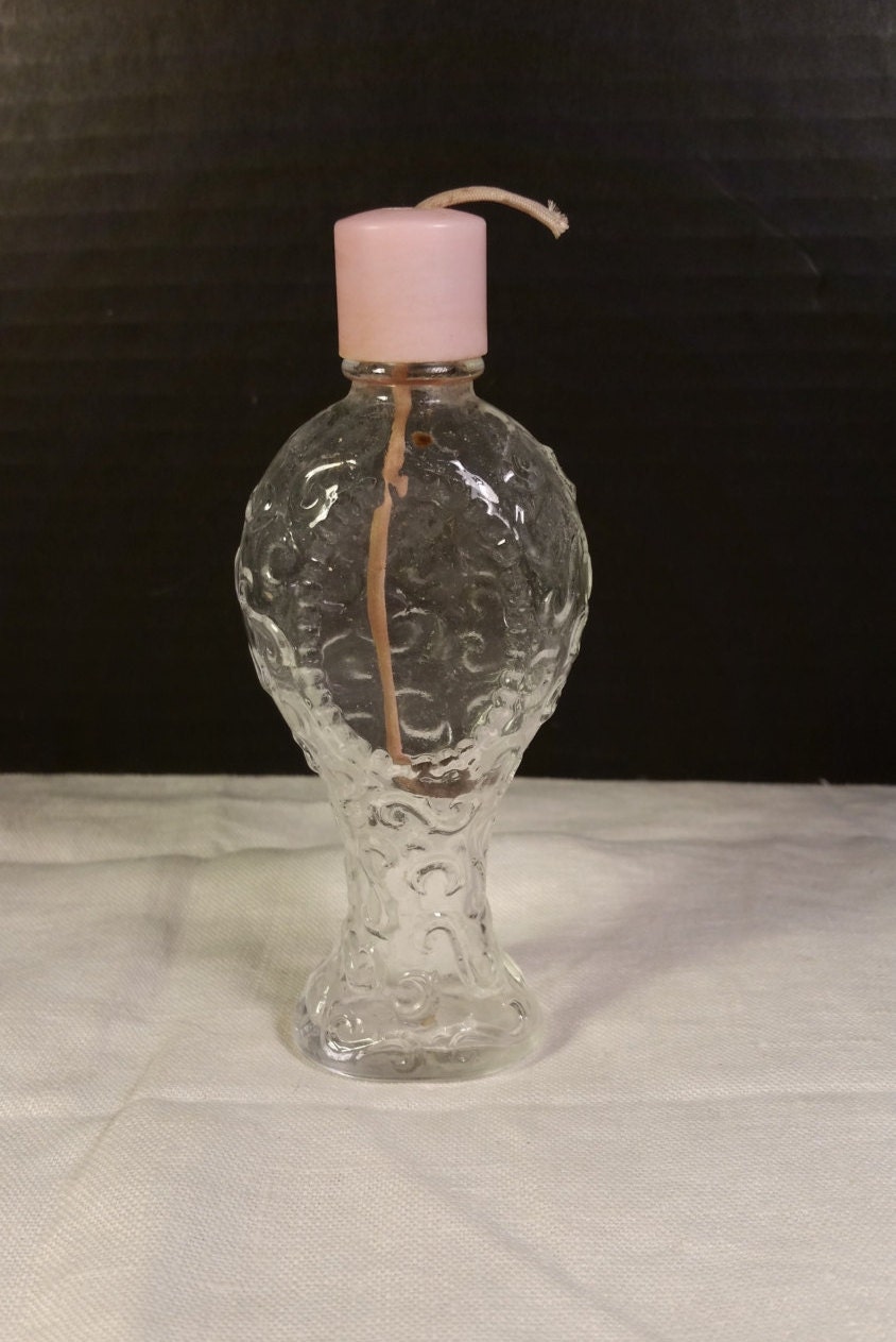 Vintage Glass Oil Lamp 99