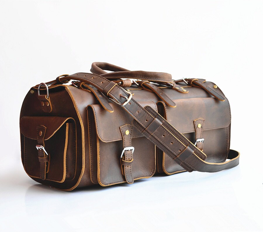 overnight leather bag womens