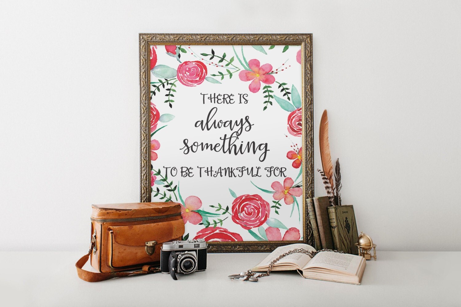 Positive Art Decor Quote Print Printable Art Wall Decor