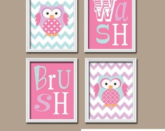 Owl bathroom art | Etsy Owl bathroom art | Etsy