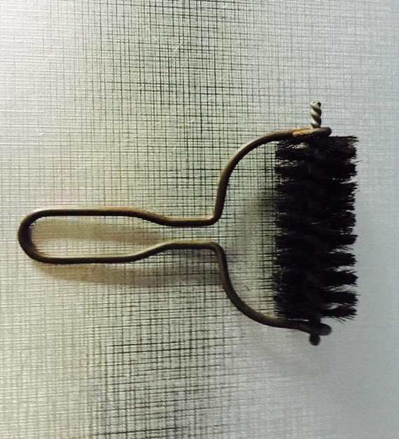 Tiny Primitive Vintage Wire Household Cleaning Brush Adorable