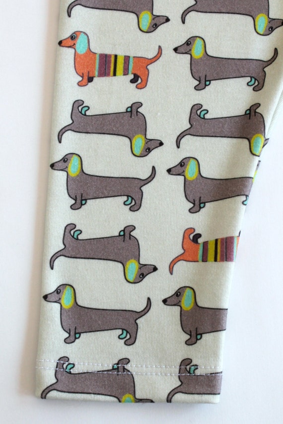 Dachshund leggings Organic baby clothes Baby by AventyrKids