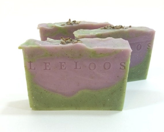 Lavender Sage Soap. Lavender soap laced with by LeelooSoap on Etsy