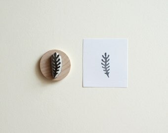 Little Seaweed - Hand Carved Rubber Stamp