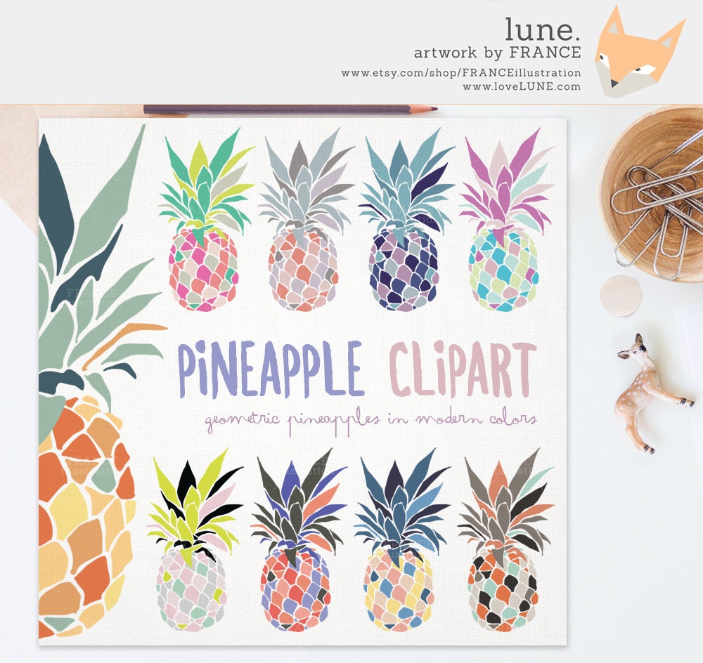 Pineapples 2 Clip Art