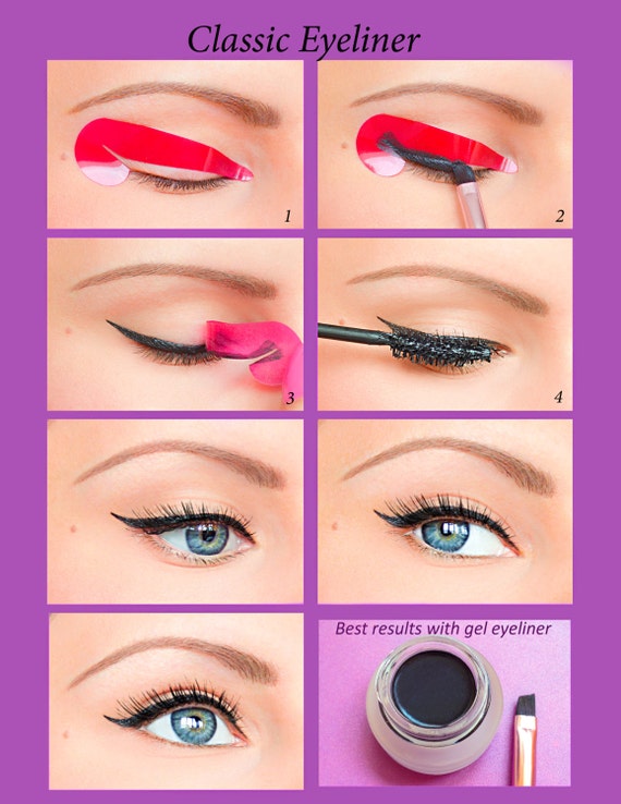 Quick Eyeliner Stickies Stencils Cosmetic Eye Makeup Tool