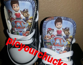 Toddler/Kids Paw Patrol Custom Converse