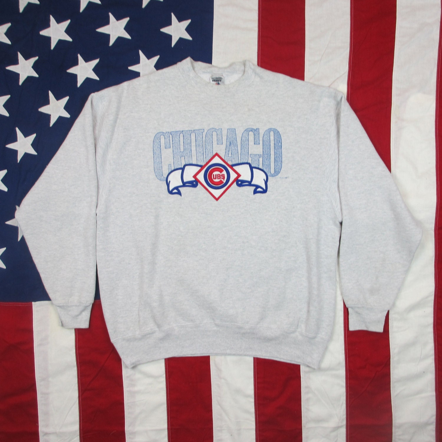 Vintage Chicago Cubs Crewneck Sweatshirt XL by MonValleyVintage