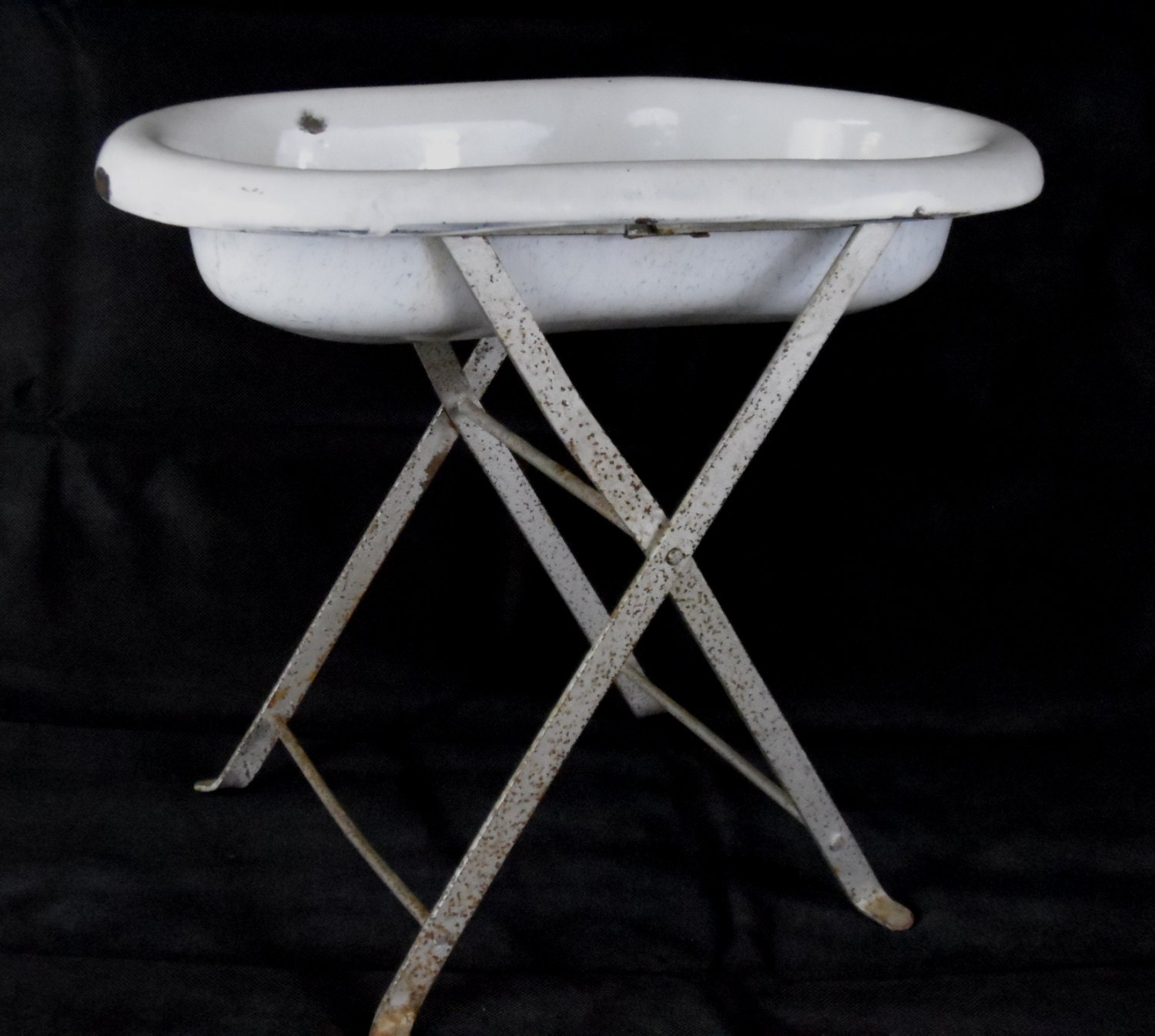 French antique baby bath by laurasvintagebarn on Etsy