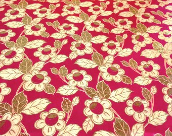 Royal Blue/Red/Gold JV-1646/2 Silk Brocade main image 0