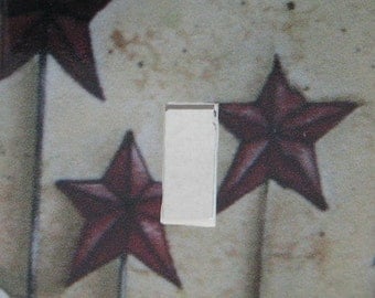 Triple Star Single Toggle Light switch plate cover