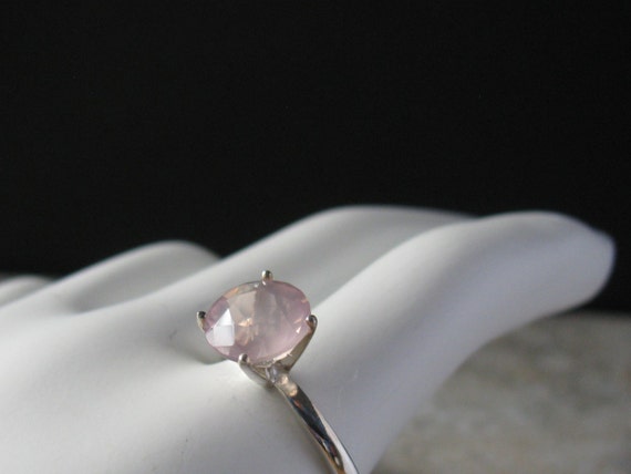 rose quartz solitaire ring rose quartz solitaire ring