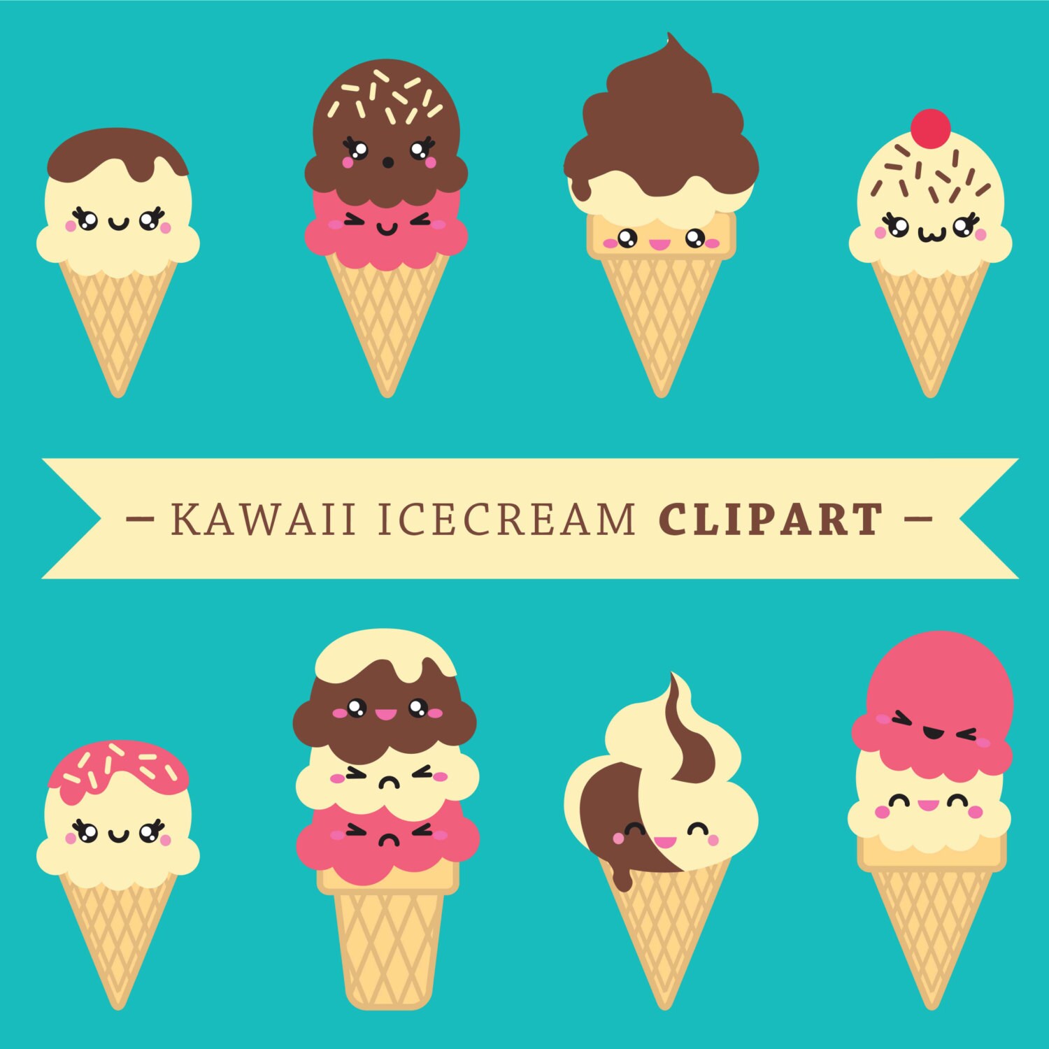 cute ice cream clipart - photo #46