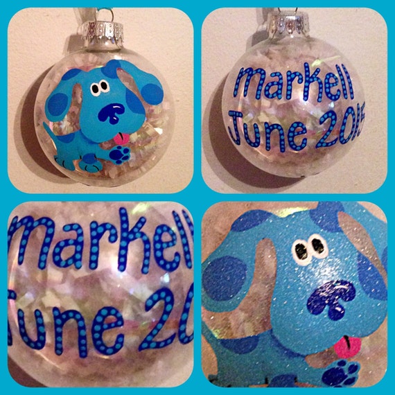 blue s clues christmas ornament hand painted kids cartoon blue s clues christmas ornament hand painted kids cartoon