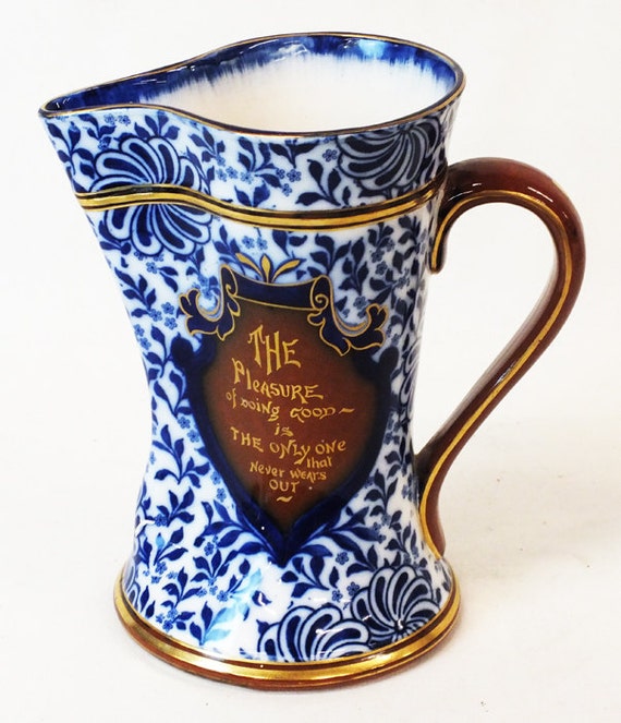 Royal Doulton Burslem pitcher 9 tall 8 1/2 wide