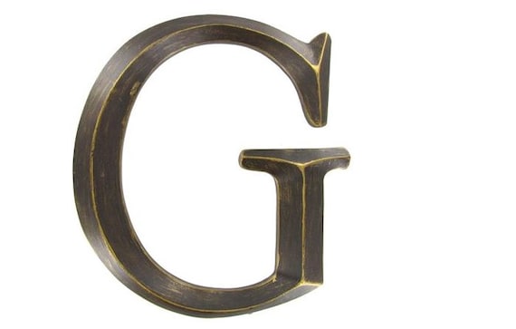 Bronze letters wall letters metal wall decor letters