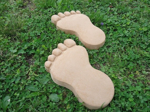 Concrete Mold Fantastic Feet stepping stone molds