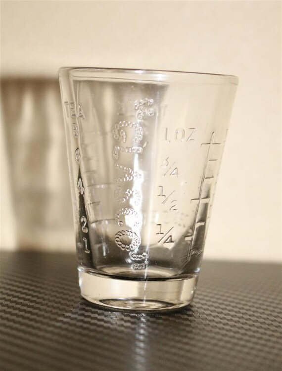 Vintage Glasco Measuring Shot Glass