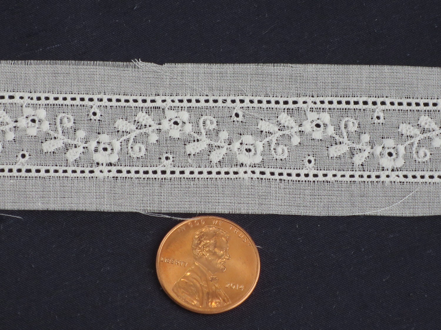 Heirloom Embroidered Lace Insertion French Heirloom Sewing