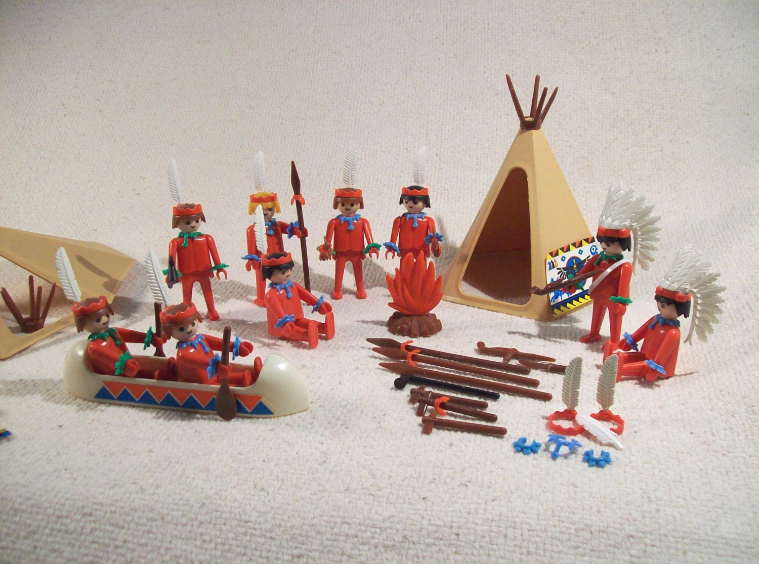 Playmobil Native American Indian Sets 1980s