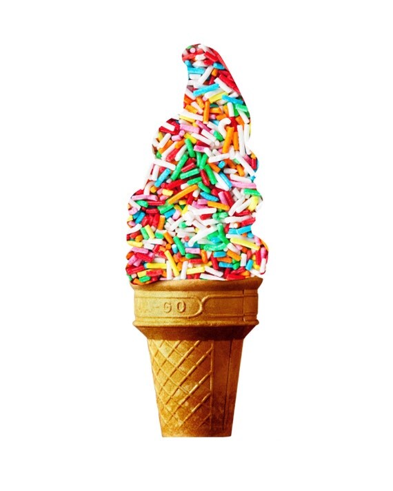 ice cream with sprinkles clipart - photo #5