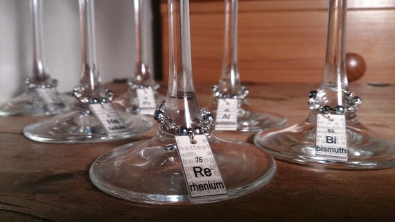 list periodic point table boiling Etsy by Table Periodic Charms 6 Wineglass Set on CharmedbyZoe of