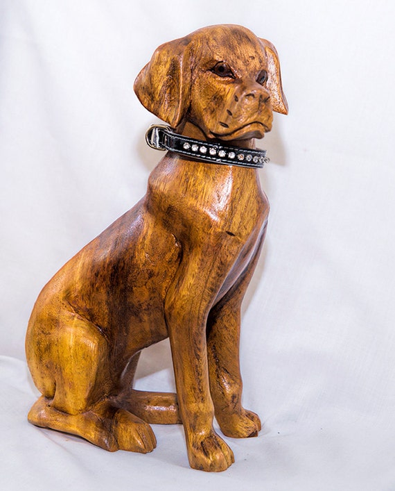 Wood Dog Hand carved