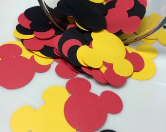 Mickey Mouse Confetti | Mickey Mouse Birthday | Mickey Mouse Decor | Mickey Mouse Theme Party | Mickey Mouse Die Cuts | Mickey Mouse Party