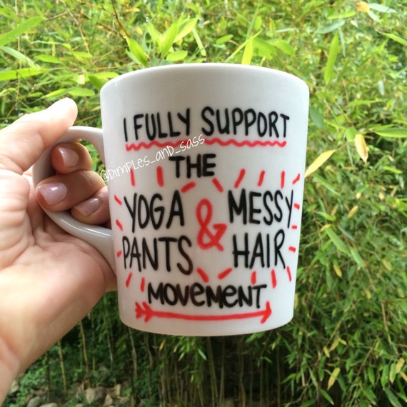 Yoga Pants & Messy Hair Mug