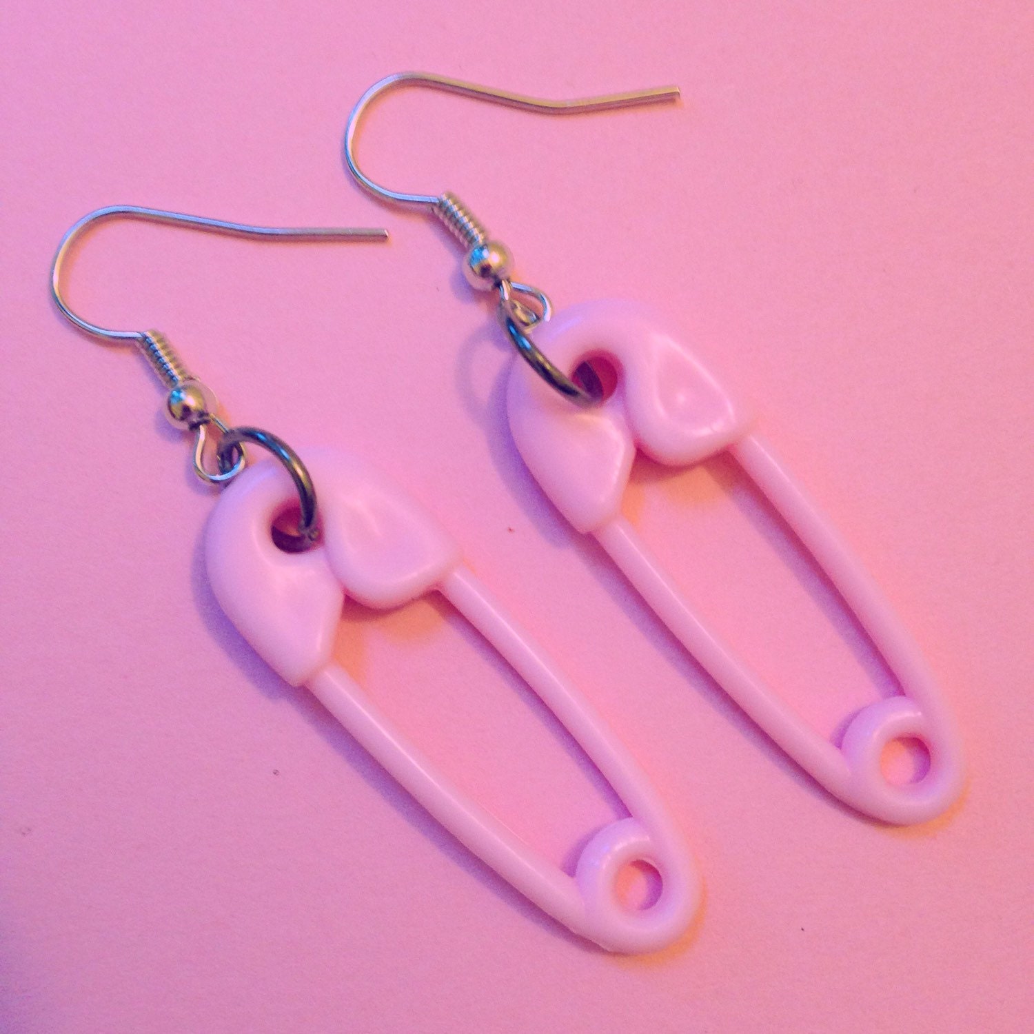 pink safety pins