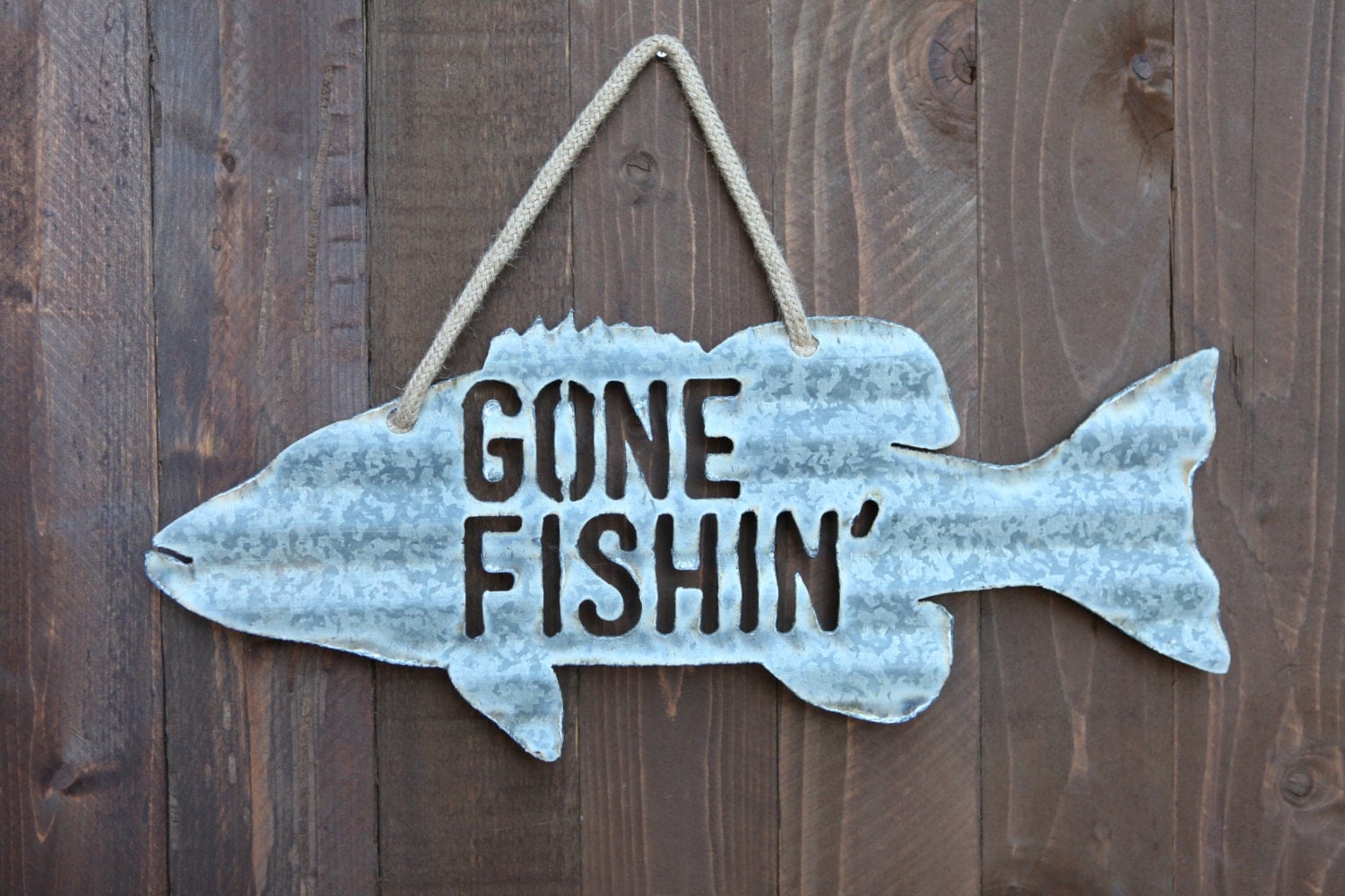 Gone Fishin' Sign