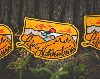 Life of Adventure Embroidered Patch