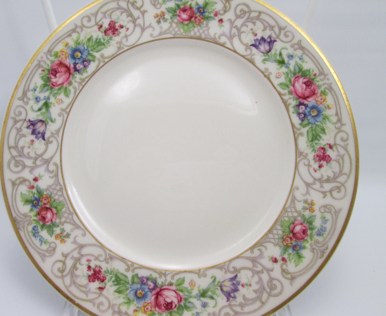 Lamberton Ivory China FLORA 5 Piece Place Setting by FatdogandMe