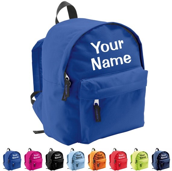 Personalised Kids Backpack Nursery School Bag Childrens
