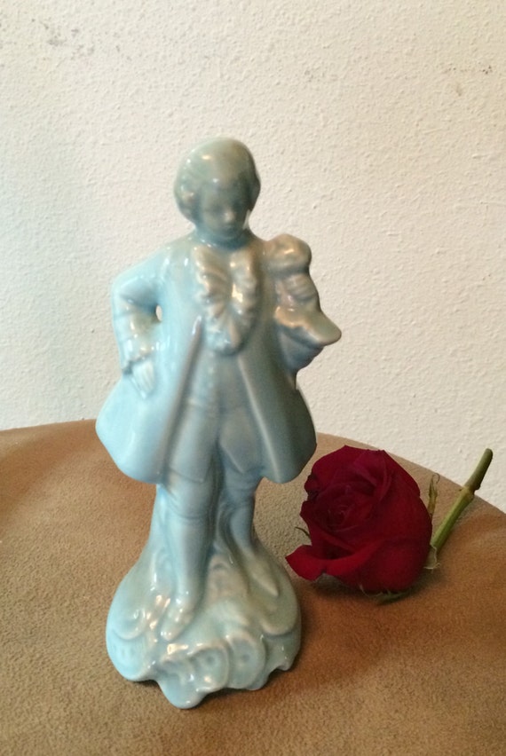 Vintage Figurine rare Goebel Green/ turguoise. Unique Vintage