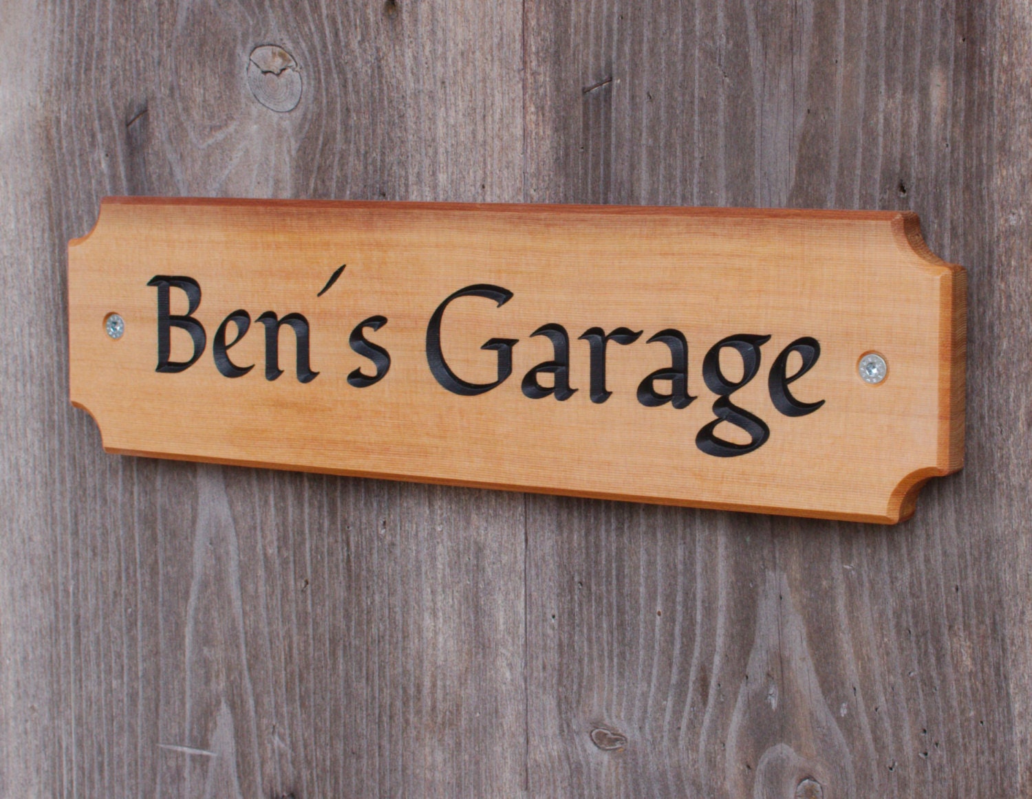 Garage sign rustic sign home sign door sign outdoor sign