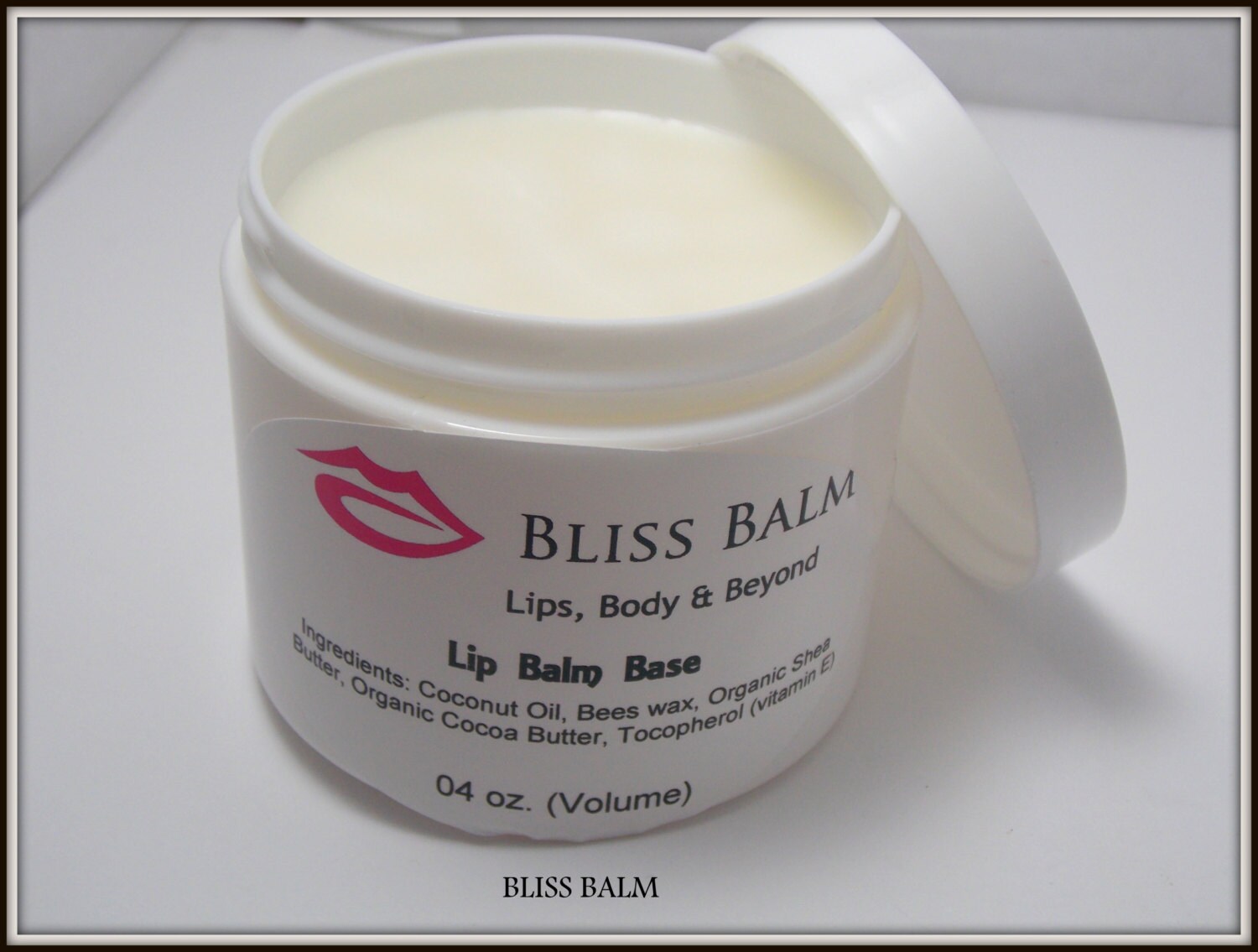 4 oz Organic Lip Balm Base Unsweetened All Natural Make