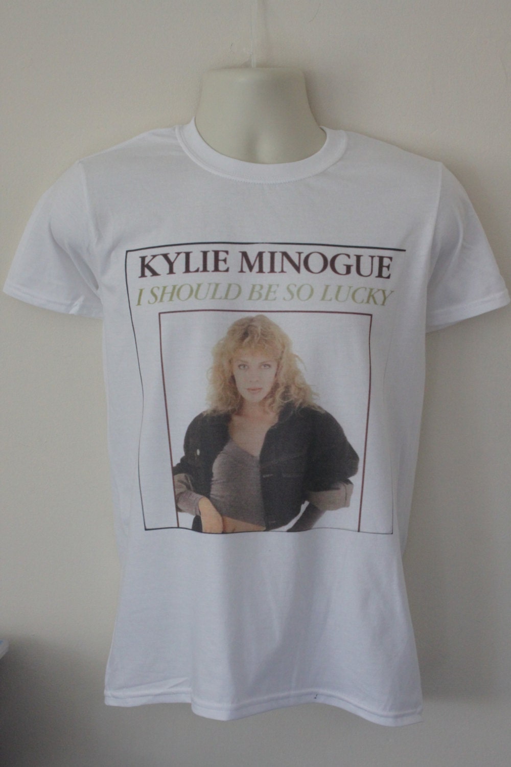 Kylie Minogue T Shirt 1980s Vintage Retro Style 80s By Moralkiosk 4750